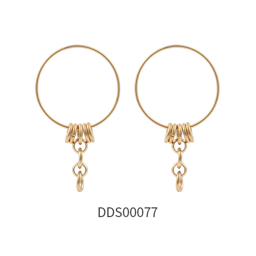 Gold PVD Coated 316L Surgical Steel Ear Stud