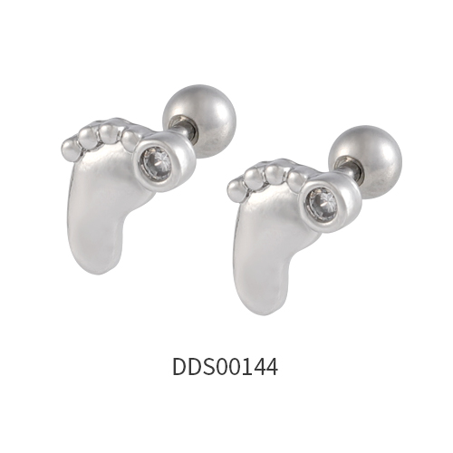 316L Surgical Steel Ear Stud with Stone