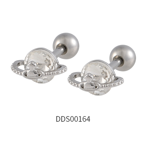 316L Surgical Steel Ear Stud with Stone