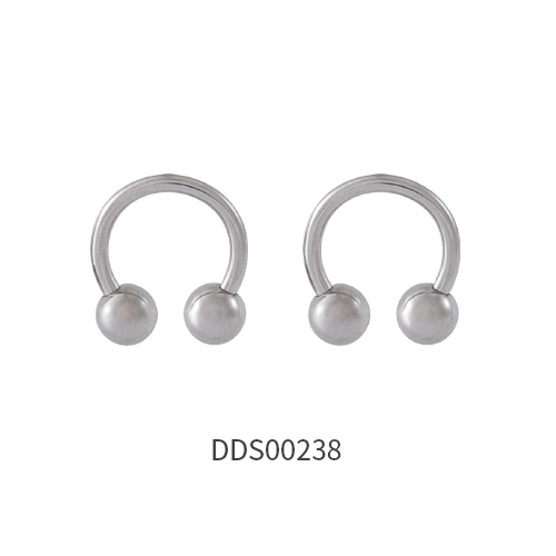 316L Surgical Steel Circular Barbell Septum Ring Earring