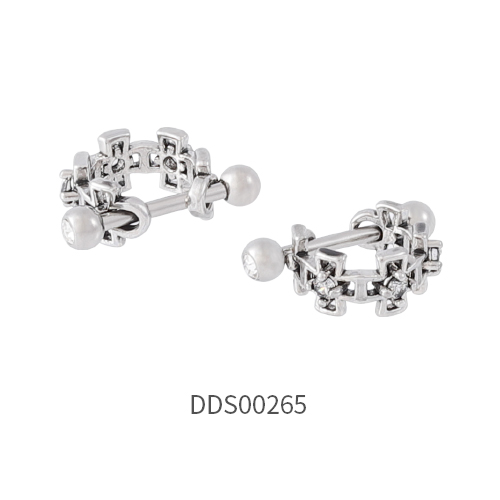 316L Surgical Steel Ear Stud with Stone