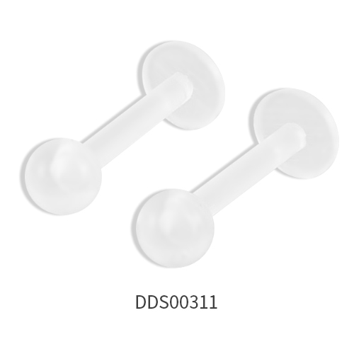 Transparent Bioflex Earring Labret