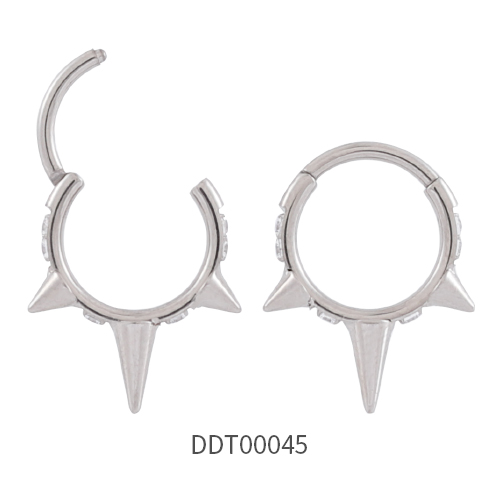 Titanium Segment Ring Clicker 