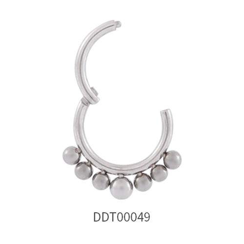 Titanium Segment Ring Clicker 