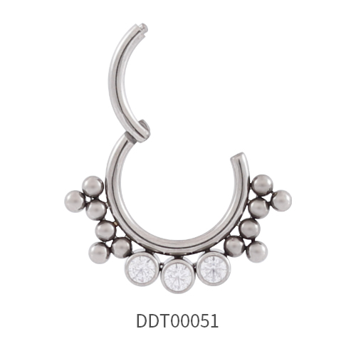 Titanium Segment Ring Clicker 