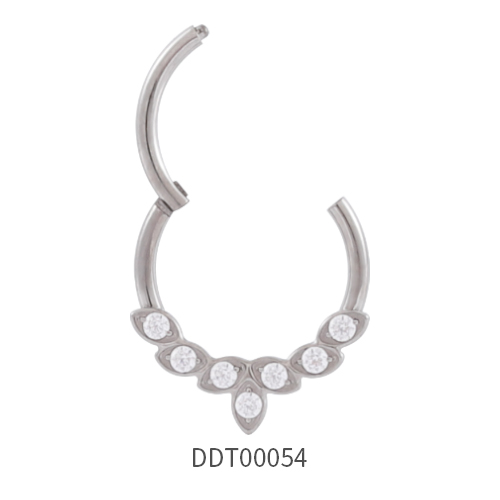 Titanium Segment Ring Clicker 