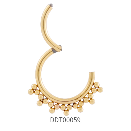 Titanium Segment Ring Clicker 