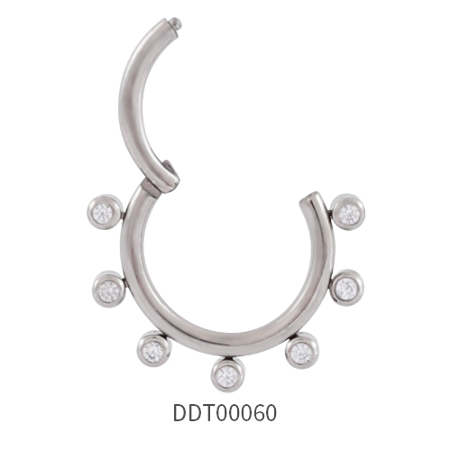 Titanium Segment Ring Clicker 