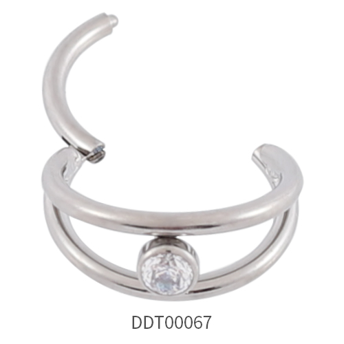 Titanium Segment Ring Clicker 