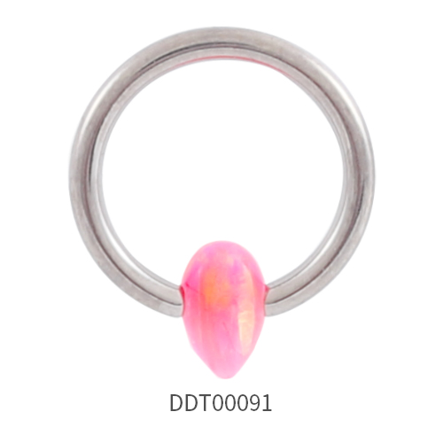 Titanium Ball Closure Ring Nose Ring Earring