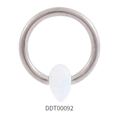 Titanium Ball Closure Ring Nose Ring Earring